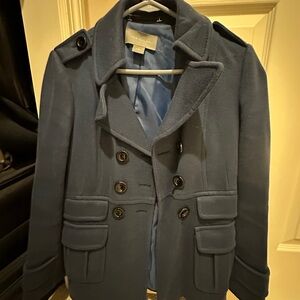 Women's Blue Peacoat